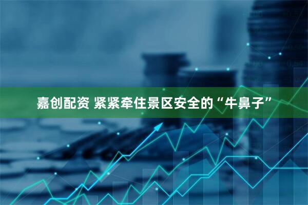 嘉创配资 紧紧牵住景区安全的“牛鼻子”
